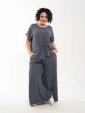 Костюм: туніка+брюки графіт 2XL-3XL 131184 фото