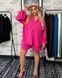Костюм: сорочка+шорти блакитний 2XL-3XL 13078 фото 6
